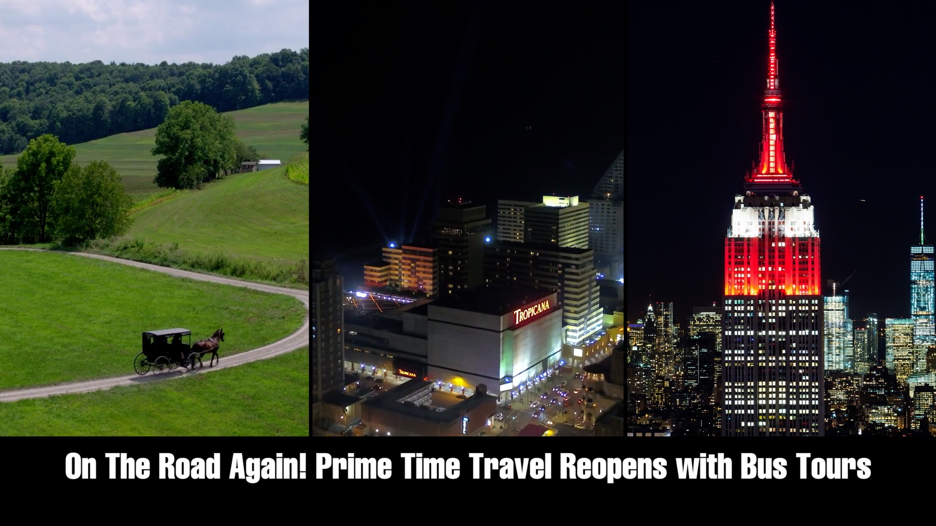 On The Road Again! Prime Time Travel Reopens with Bus Tours