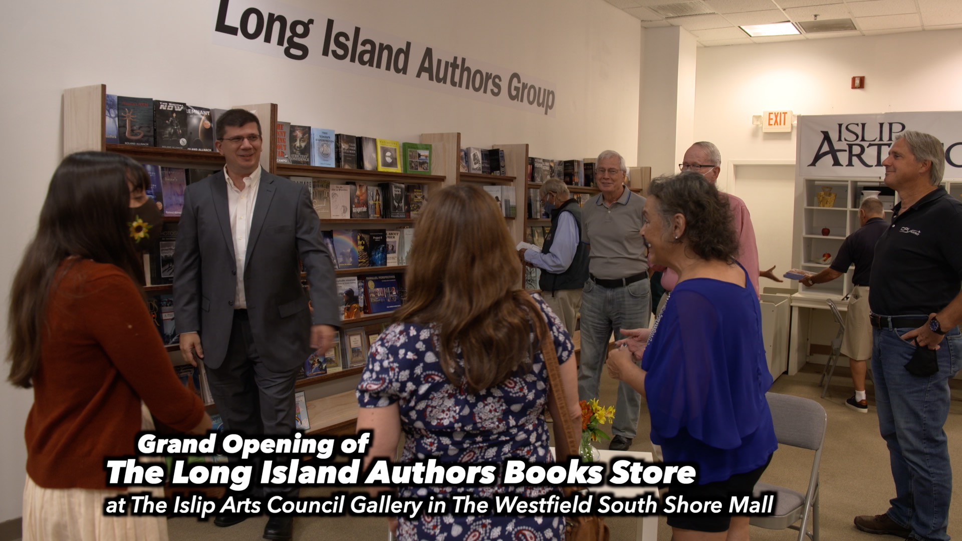 Grand Opening of The Long Island Authors Books Store at The Islip Arts Council Gallery